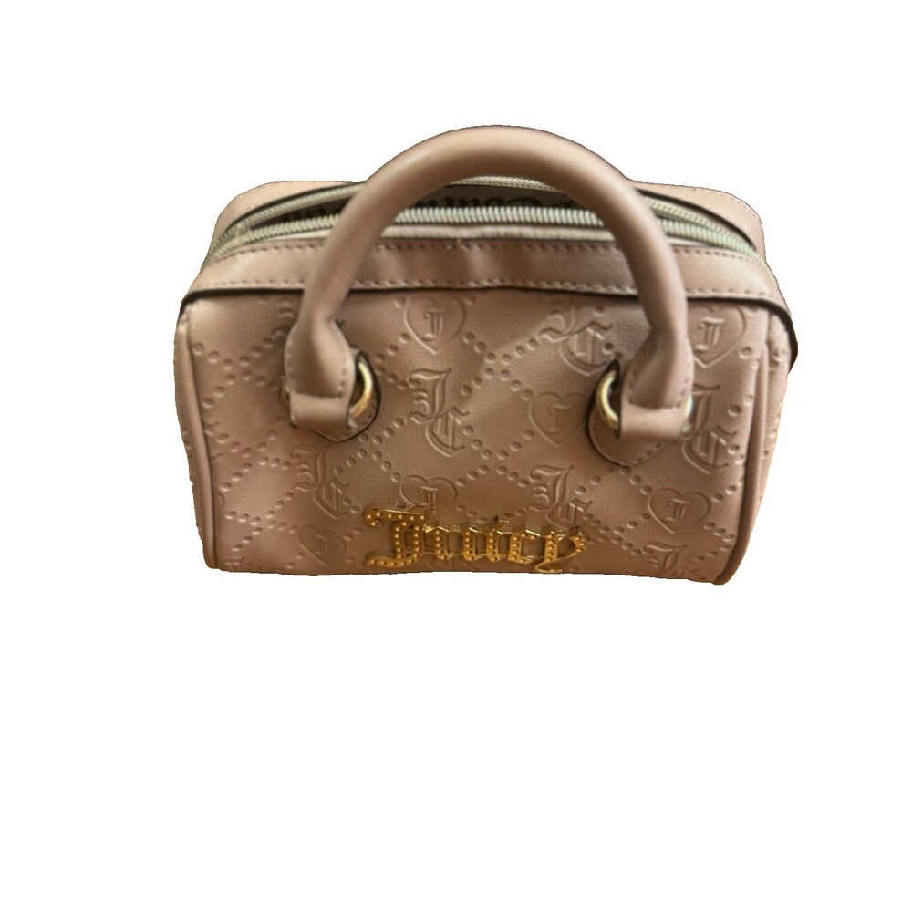JUICY COUTURE Bag Semi Charmed Satchel Small Speedy Blush Pink
